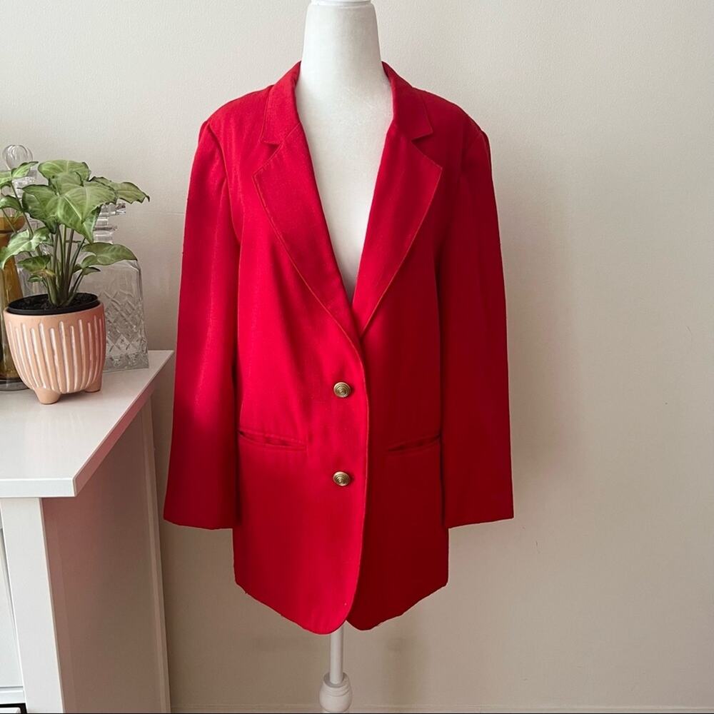 Vintage Sag Harbor Red Blazer Jacket